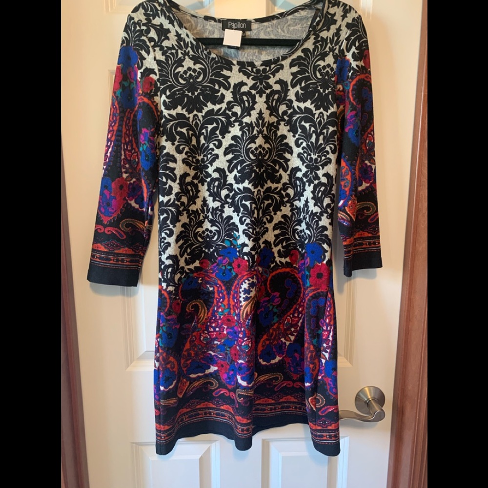 PAPILLON Medium Colorful Henna Dress
